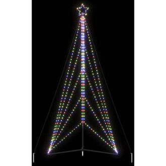 vidaXL &Aacute;rbol De Navidad Led 615 Leds De Colores 404,5 Cm Vidaxl