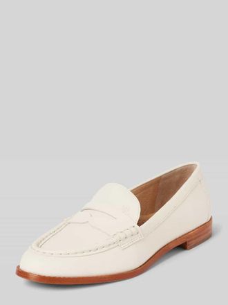 Lauren Ralph Lauren Loafers mit Label-Pr&auml;gung Modell WYNNIE in Offwhite, Gr&ouml;&szlig;e 40,5