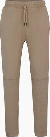 HUGO BOSS Mens Bosslogoraw Solid Patterned Slim Joggers - Brown - Size: 35/34/32