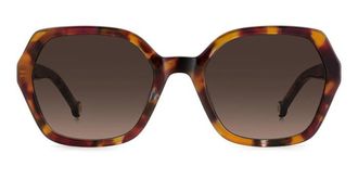 Carolina Herrera HER 0298/G/S Asian Fit 086/HA Womens Sunglasses Tortoiseshell Size 55