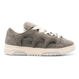 Santha Santha, Schoenen, Heren, Grijs, 41 EU, Katoen, Model 1 Suede