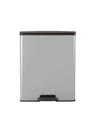 Curver Curver Cubo De Cocina Gris Con Cierre De Pedal 65l