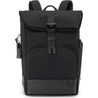 Tumi Osborn Roll Top Backpack in Midnight/Black at Nordstrom