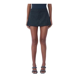 Alexander Wang Alexander Wang, Short Skirts, female, Black, Size: XS Tailored Mini Skirt