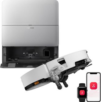 Roborock Saros 20 Sonic Robot Aspirador Y Fregasuelos, 36.000 Pa De Succi&oacute;n Hyperforce, Sistema De Fregado Vibrarise 5.0, Chasis Adaptilift, Evitaci&oacute;n De Obst&aacute;