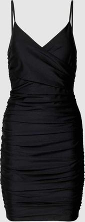 Jake*s Cocktailkleid in Wickel-Optik in Black, Gr&ouml;&szlig;e 36