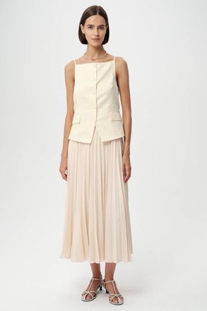 Exquise Angeletta Maxi Dress In Butter