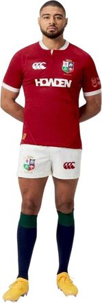 Canterbury Of New Zealand Rugby-shirt voor heren van de British & Irish Lions, 2025 (Rode Dahlia)
