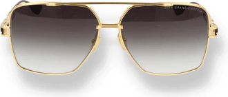 Dita Eyewear Aviator Zonnebril - Heren - Zonnebrillen - Geel - 61 MM - Accessoires