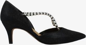 J. Rene&eacute; Womens Zayna Slip On Pumps In Black Glitter
