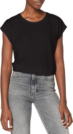 Noisy May Noisy May Womens Nmmathilde S/S Loose Long Top Noos T Shirt, Black (Black Black), S UK