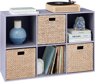 Best Choice Products 6-Cube Bookshelf, 13.5in Display Storage System, Organizer w/ Removable Back Panels