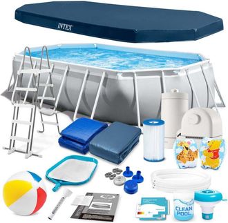 OEM Piscina Rectangular 503x274x122cm 18en1 Intex 26796