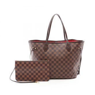Louis Vuitton Brown Cerise Ebene Coated Canvas Pvc Damier Canvas Leather Handbag Pouch Tote Bag (Pre-Owned)