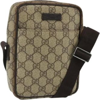 Gucci Pre-owned Cross Body Bags, female, Beige, Size: ONE SIZE Pre-owned Vintage Shoulder Bag