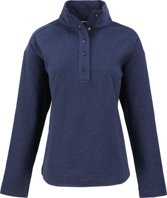 Cutter & Buck Hunts Point Eco Textured Fleece Recycled Womens Snap Pullover