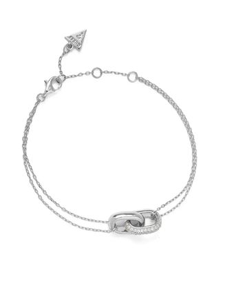 Guess Co link chain bracelet - Argento