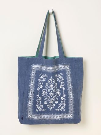 Fat Face FatFace Navy Bandana Reversible Tote Bag