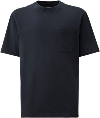 C.P. Company Cotton Crew Neck T-Shirt With Chest Pocket And Logo Detail
