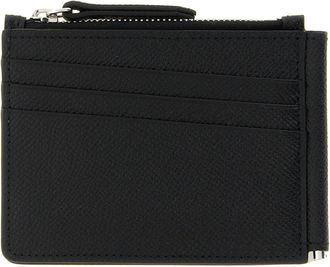 Maison Margiela Four-Stitch Calf Leather Wallet - Black