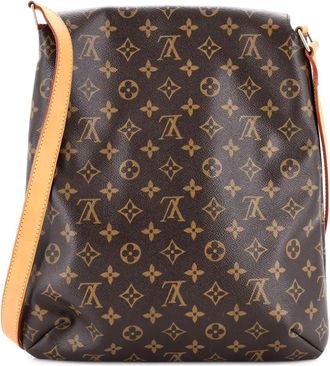 Louis Vuitton Musette Salsa GM crossbodytas met monogram canvas - Bruin