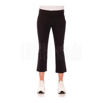 Dondup Benedicte Cropped Broek - Dames - Vrijetijds broeken - Zwart - W26 - Broeken