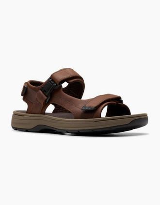 Clarks Mens Clarks Saltway Edge brown - Size: 12
