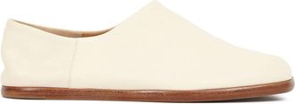 Maison Margiela Tabi leather loafers - women - Nappa Leather/Calf Leather/Calf Leather - 35 - Neutrals