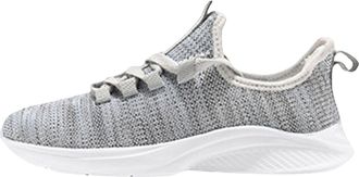 Generic Mesh Hollow Soft Sole Breathable Non Fashionable and Versatile Heels Women Formal (Grey, 6.5)