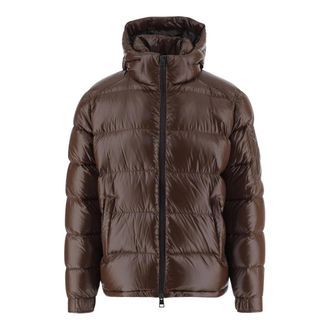 Herno Polar Tech Down Jacket met Capuchon - Heren - Winterjassen - Bruin - XL - Nylon - Jassen