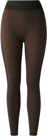 Rhone Houndstooth Check Leggings in Chestnut Brown at Nordstrom, Size X-Large