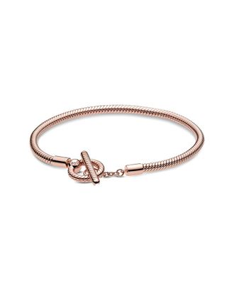 Pandora Moments 14K Rose Gold Plated Bracelet