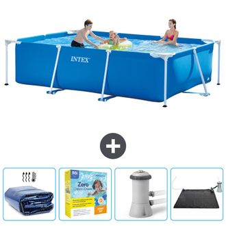 Intex Piscina Con Estructura Rectangular - 300x200x75 Cm - 7-piezas Scb11