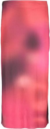 Desigual Asmee Long Skirt - Dames - Maxi Rokken - Veelkleurig - M - Leer - Rokken