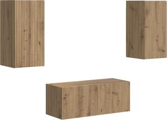 vidaXL Conjunto De Mueble De Tv 6 Uds. Roble Artisan Vidaxl