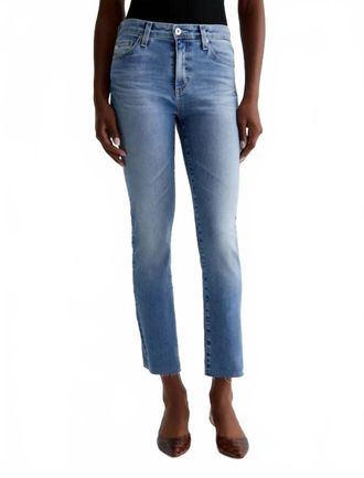 AG - Adriano Goldschmied Mari Crop Jeans In Blue