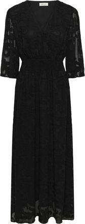 Cream Maxi Jurken - Dames - Maxi kleedjes - Zwart - M - Kleedjes
