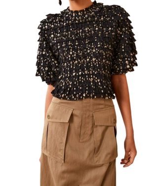 Ulla Johnson Carmella Blouse In Cosmos