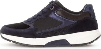 Gabor Rollingsoft Sneaker - Dames - Sneakers - Zwart - 37 1/2 EU - Leer - Schoenen