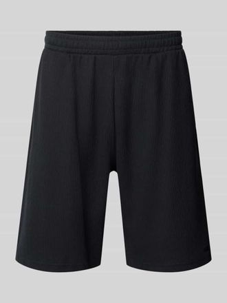 Review Straight Fit Shorts mit Strukturmuster in Black, Gr&ouml;&szlig;e XXL