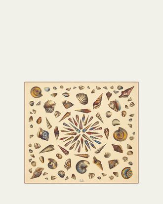 Loro Piana Il Suono del Mare Foulard Silk Scarf