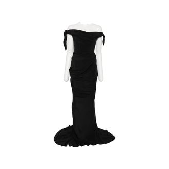 Cult Gaia Off-shoulder Draped Dress