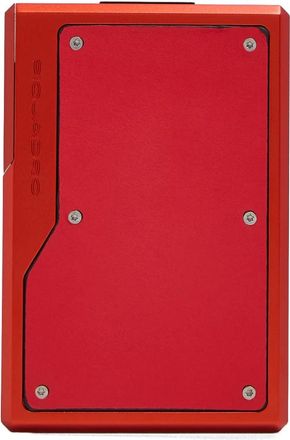Piquadro Accessoires, Heren, Oranje, ONE Size, Leer, Modulaire Aluminium en Lederen Mag Safe Kaarthouder