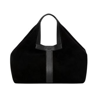 Twinset Logo-Lettering Tote Bag - Dames - Shoppers - Zwart - ONE Size - Polyester - Tassen