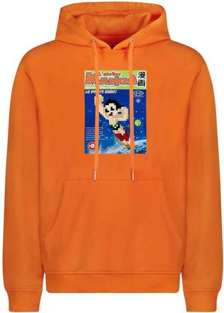 Mostly Heard Rarely Seen Astro Manga hoodie - men - Cotton - L - Orange