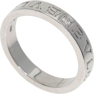 Bulgari White Gold (18K) Band Ring (Pre-Owned)