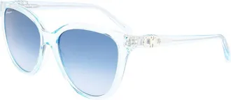 Ferragamo Womens Gancini 56Mm Sunglasses