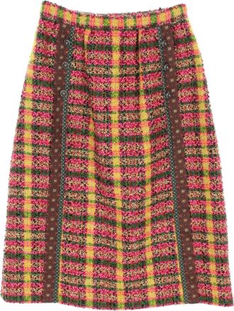 Gucci Gonna a quadri anni 2010 - Multicolore