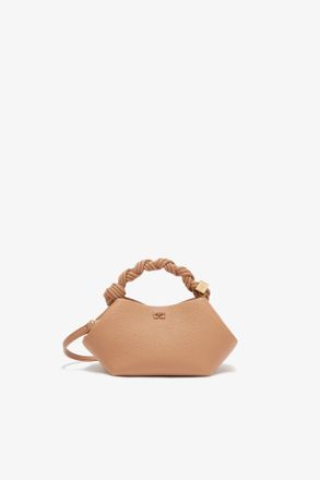 Ganni Tawny Birch Small Bou Bag in Brown