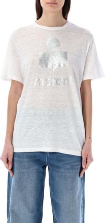 Isabel Marant White Linen Zewel T-shirt